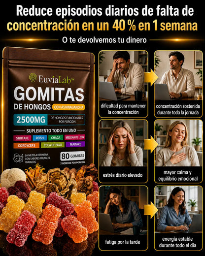 Gomitas de hongos EuviaLab™